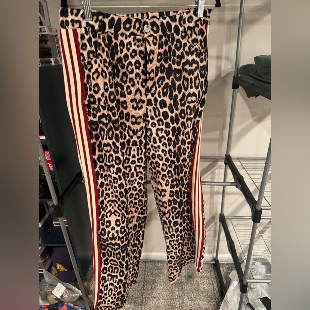 Chic Leopard Skinny Trousers